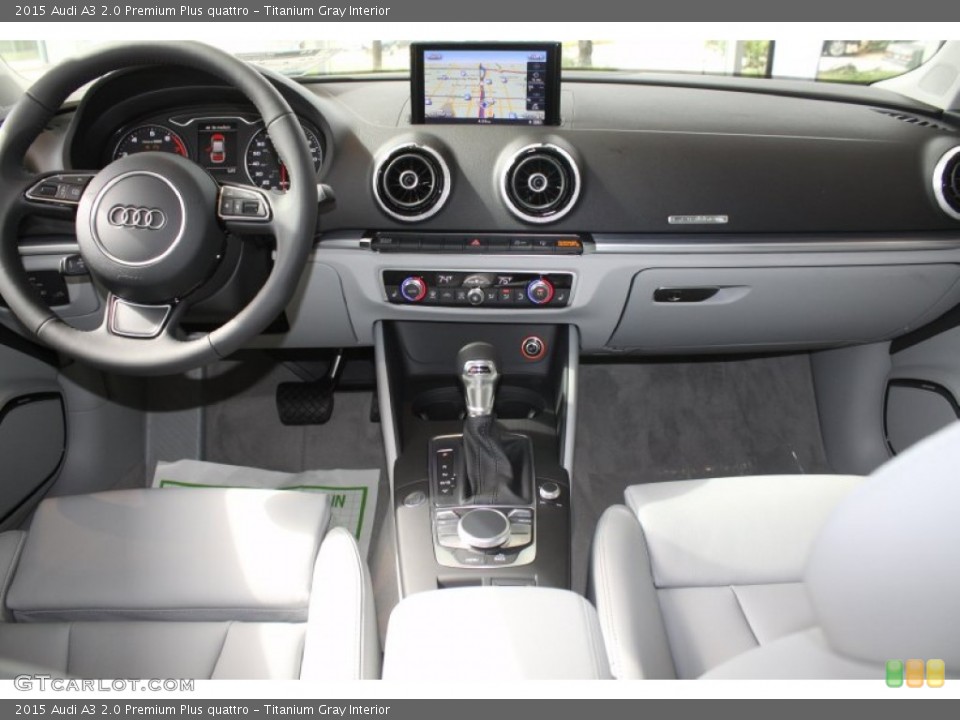 Titanium Gray Interior Dashboard for the 2015 Audi A3 2.0 Premium Plus quattro #94708365