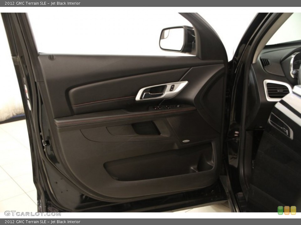 Jet Black Interior Door Panel for the 2012 GMC Terrain SLE #94708863