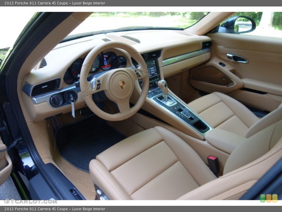 Luxor Beige Interior Photo for the 2013 Porsche 911 Carrera 4S Coupe #94710660