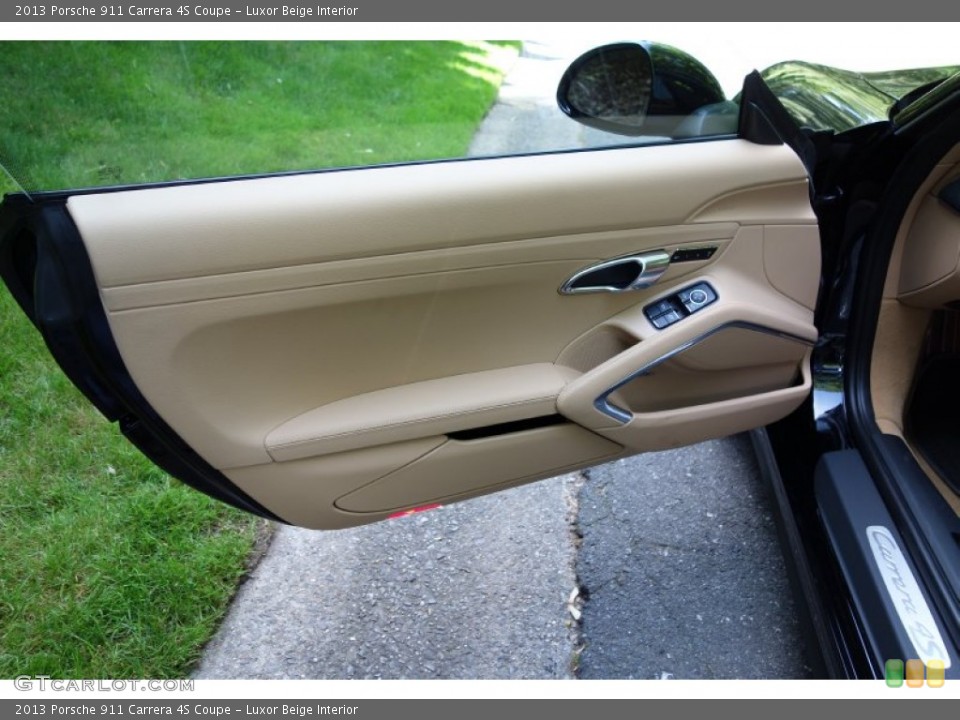 Luxor Beige Interior Door Panel for the 2013 Porsche 911 Carrera 4S Coupe #94710684
