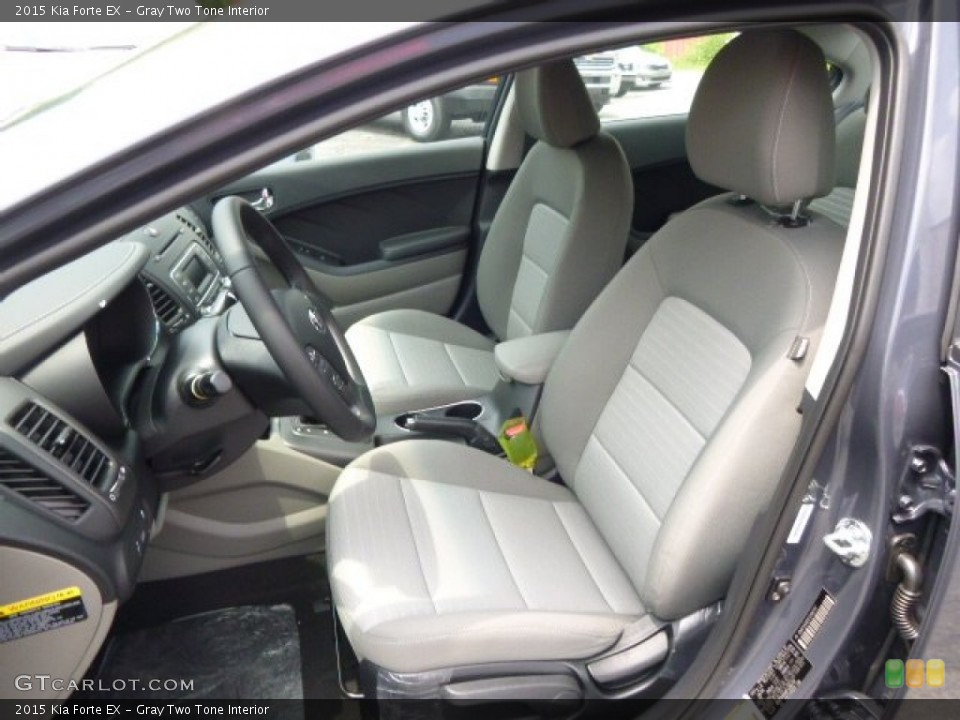 Gray Two Tone Interior Photo for the 2015 Kia Forte EX #94715004