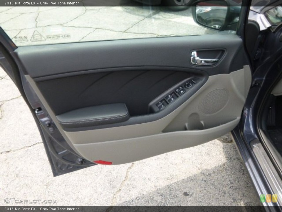 Gray Two Tone Interior Door Panel for the 2015 Kia Forte EX #94715025