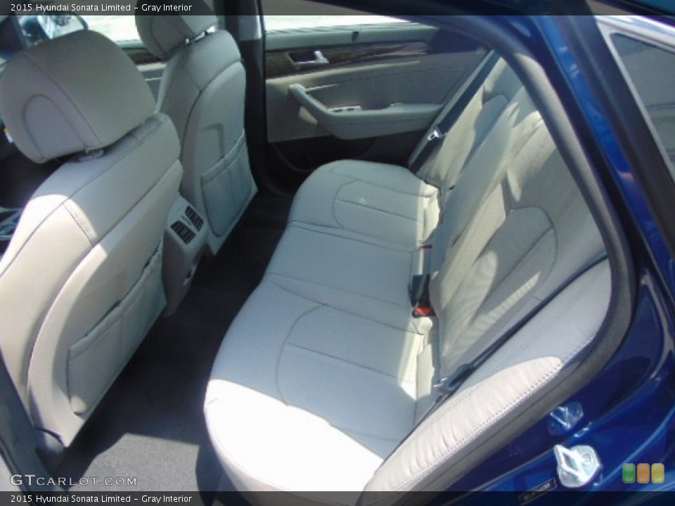 Gray Interior Rear Seat for the 2015 Hyundai Sonata Limited #94716042