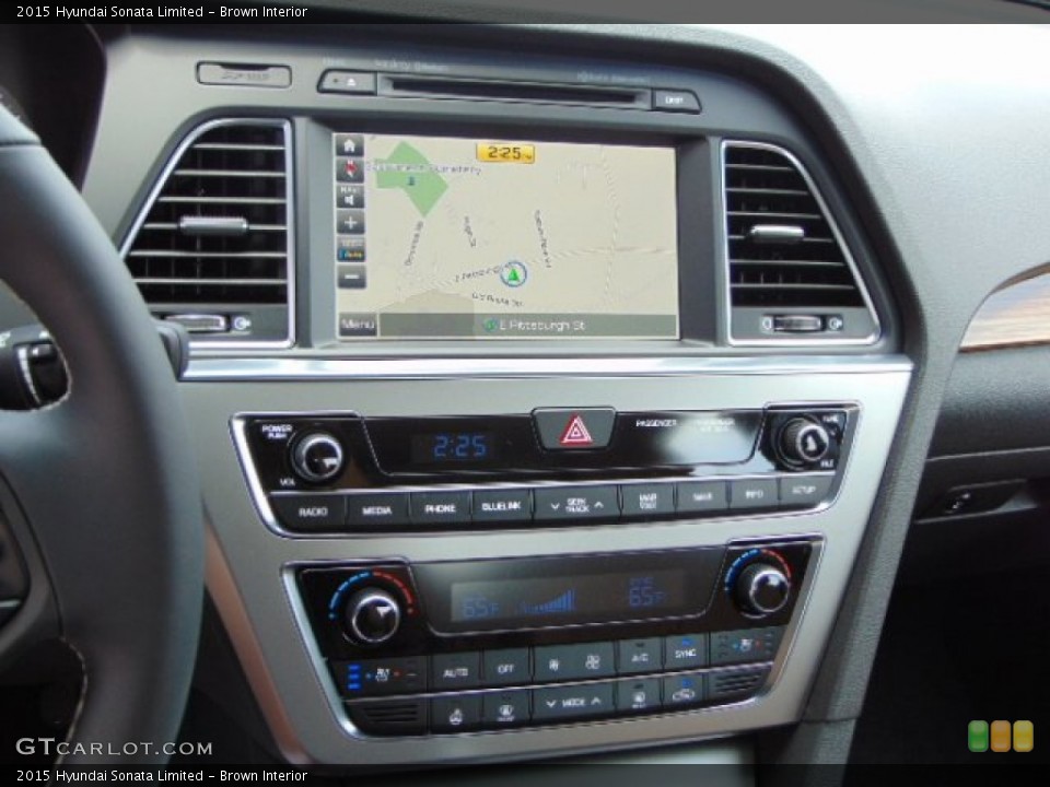 Brown Interior Controls for the 2015 Hyundai Sonata Limited #94716432