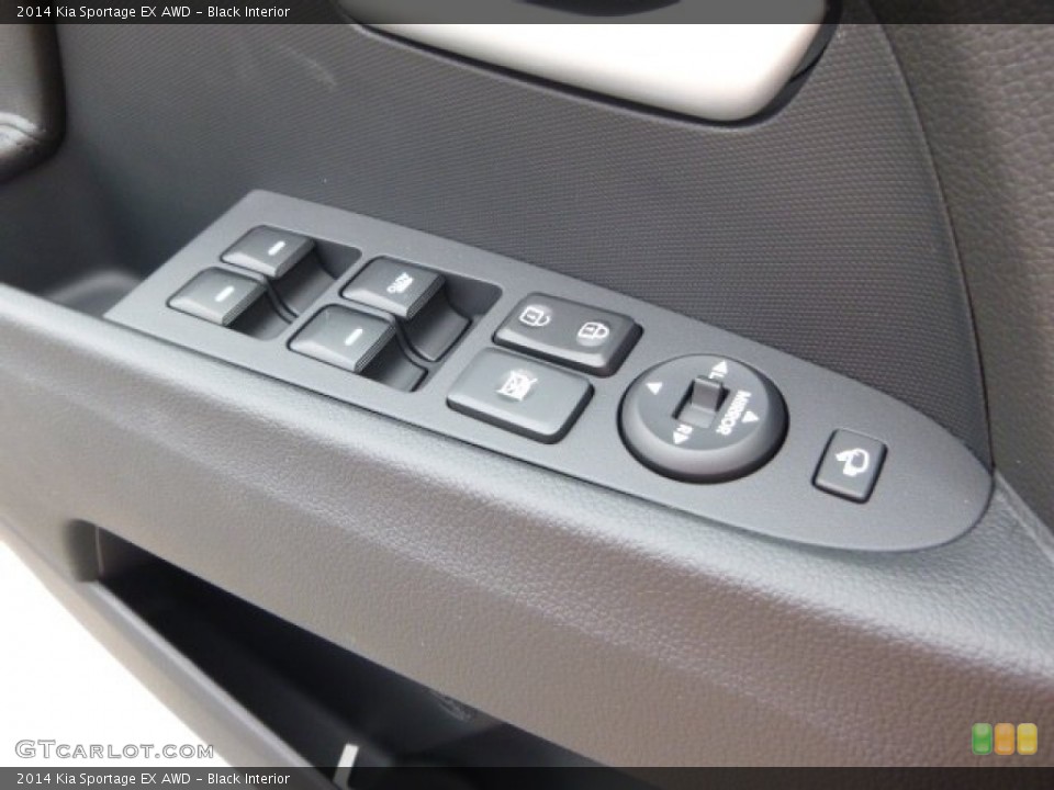 Black Interior Controls for the 2014 Kia Sportage EX AWD #94716450