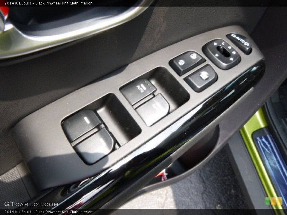 Black Pinwheel Knit Cloth Interior Controls for the 2014 Kia Soul ! #94717218