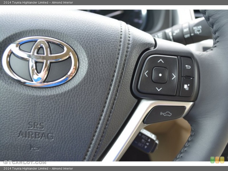 Almond Interior Controls for the 2014 Toyota Highlander Limited #94721775