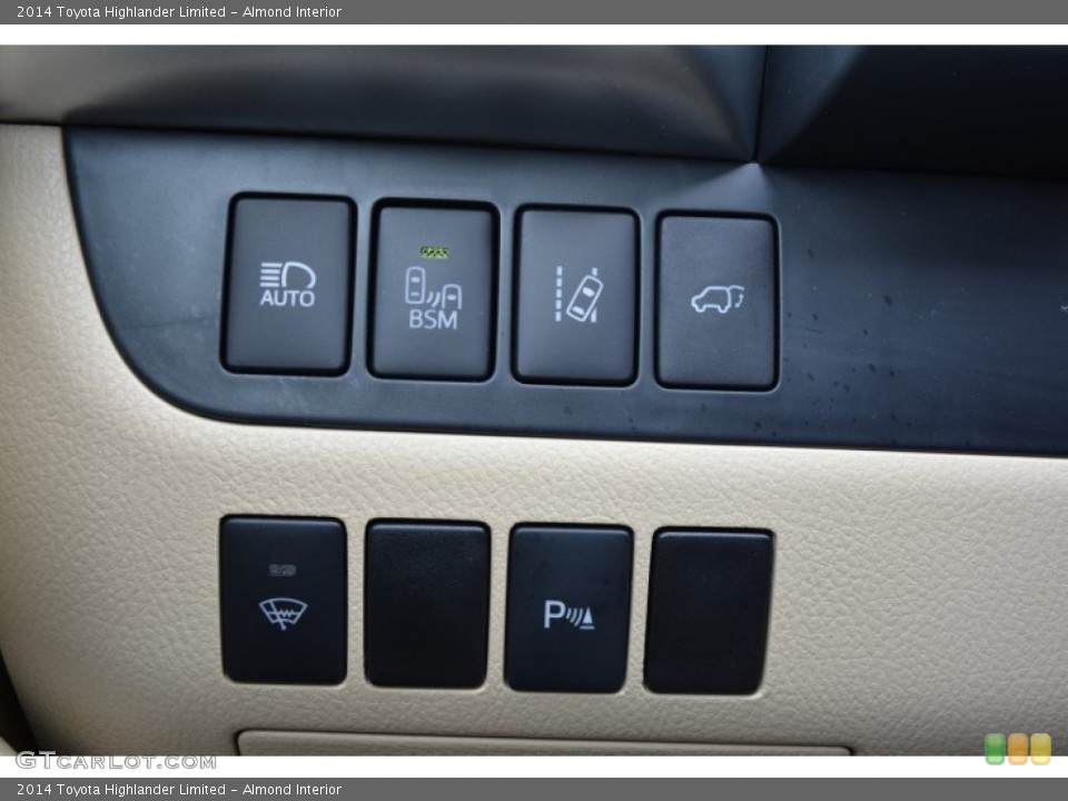 Almond Interior Controls for the 2014 Toyota Highlander Limited #94721808