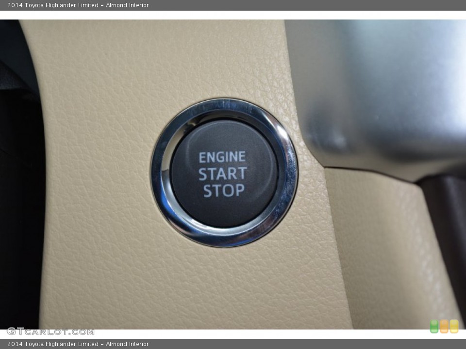 Almond Interior Controls for the 2014 Toyota Highlander Limited #94721826