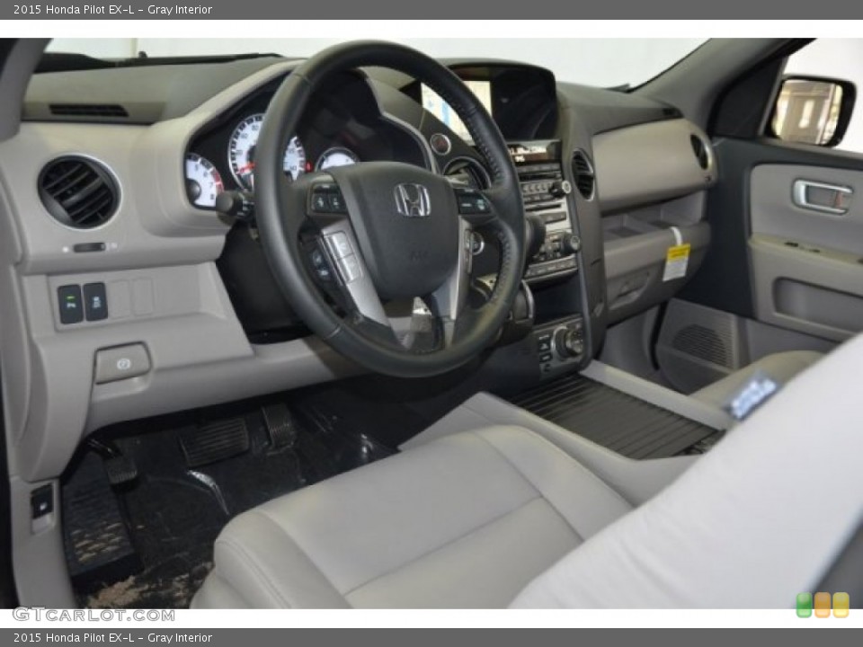 Gray Interior Prime Interior for the 2015 Honda Pilot EX-L #94722039