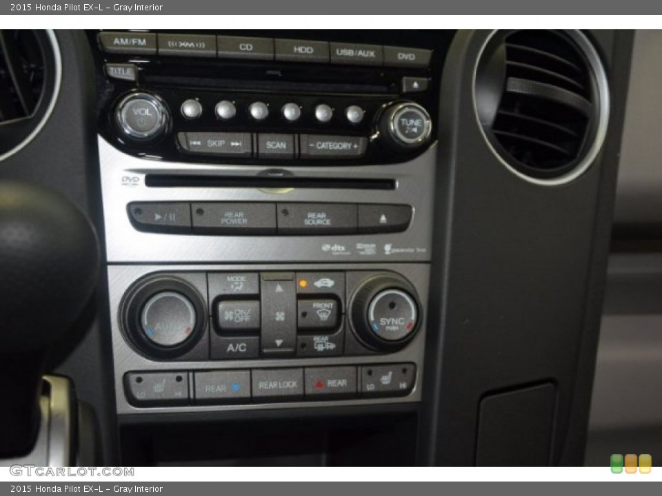 Gray Interior Controls for the 2015 Honda Pilot EX-L #94722096