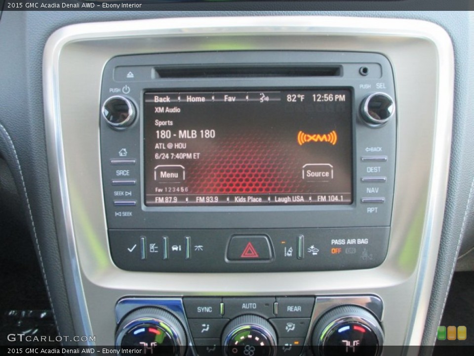 Ebony Interior Controls for the 2015 GMC Acadia Denali AWD #94724271