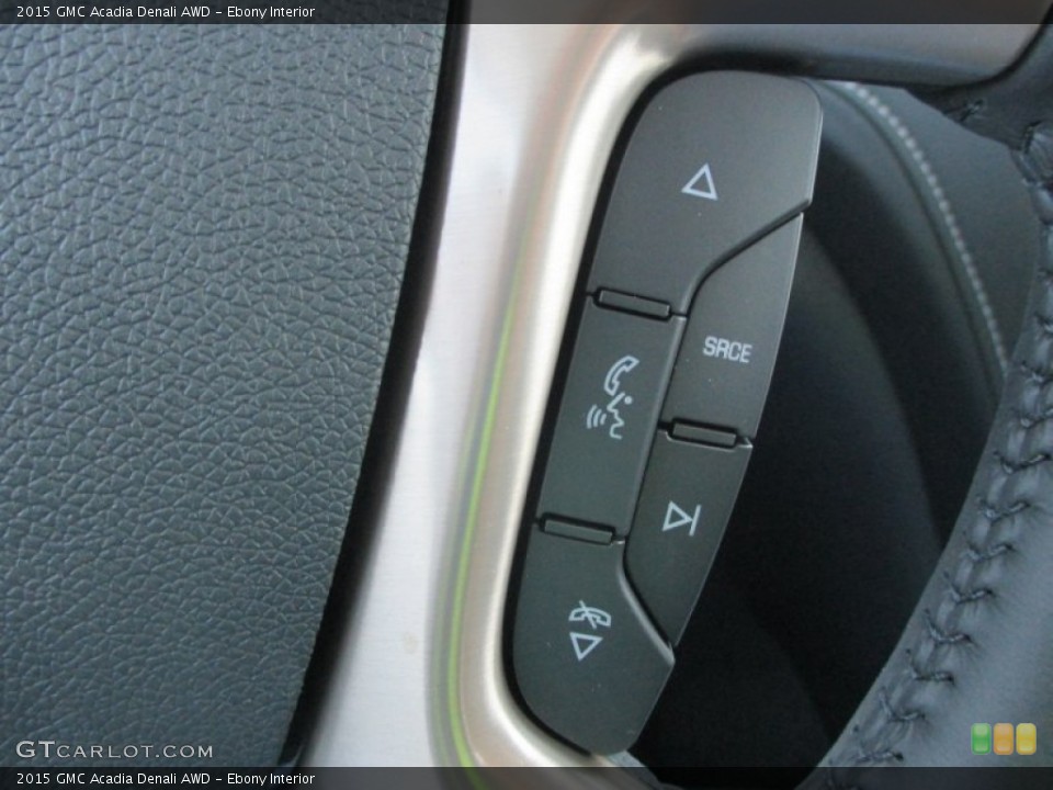 Ebony Interior Controls for the 2015 GMC Acadia Denali AWD #94724343