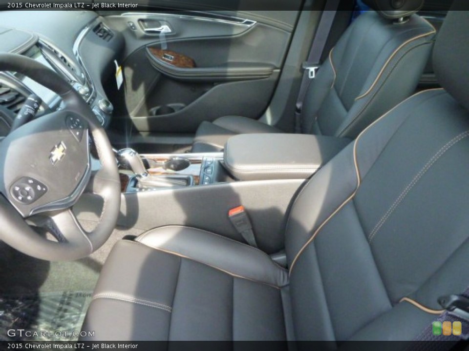 Jet Black Interior Front Seat for the 2015 Chevrolet Impala LTZ #94726662