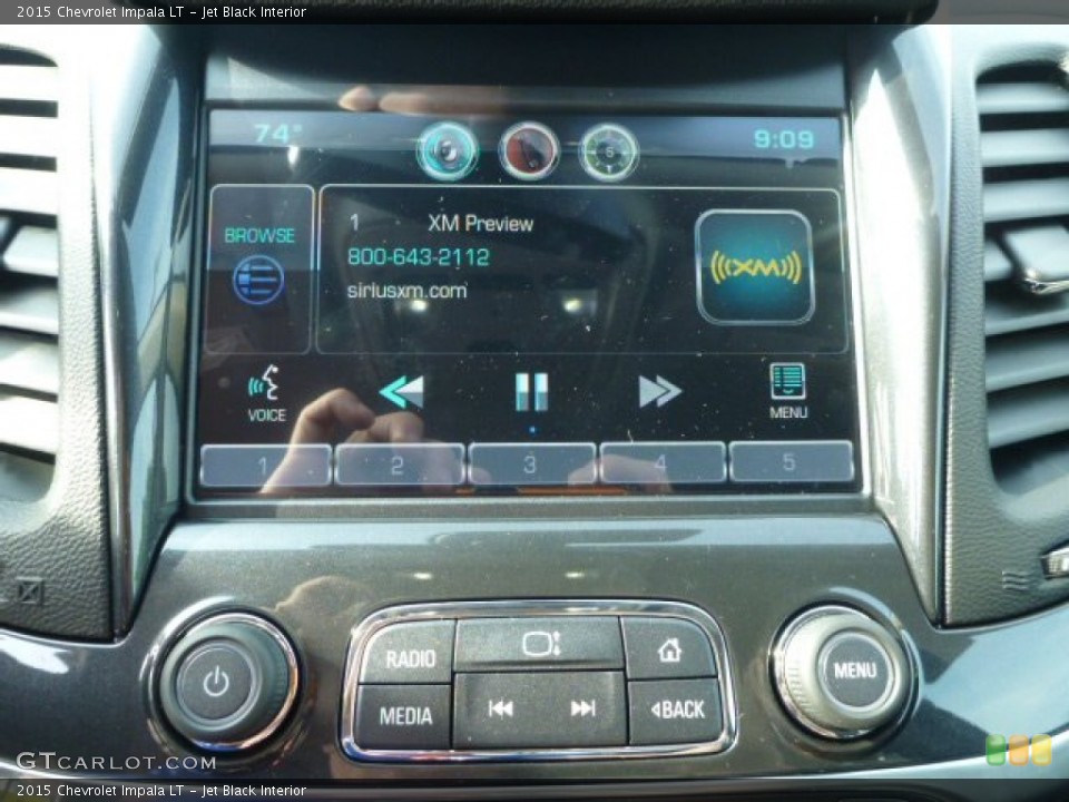 Jet Black Interior Controls for the 2015 Chevrolet Impala LT #94726842