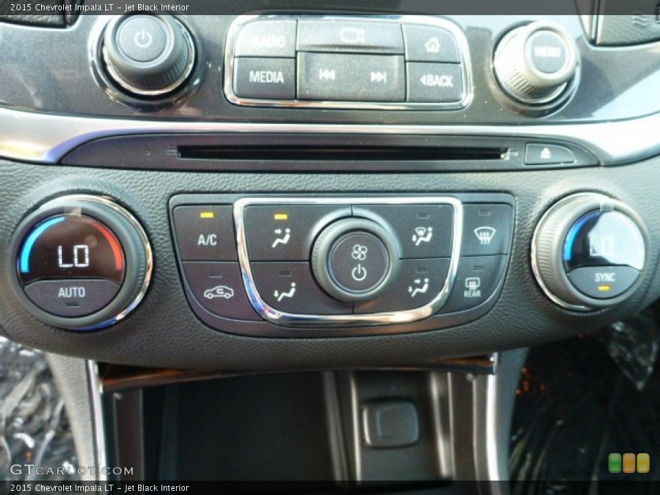Jet Black Interior Controls for the 2015 Chevrolet Impala LT #94726851