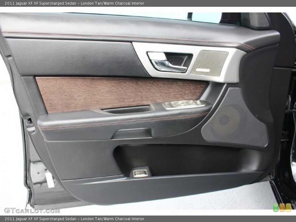 London Tan/Warm Charcoal Interior Door Panel for the 2011 Jaguar XF XF Supercharged Sedan #94727541