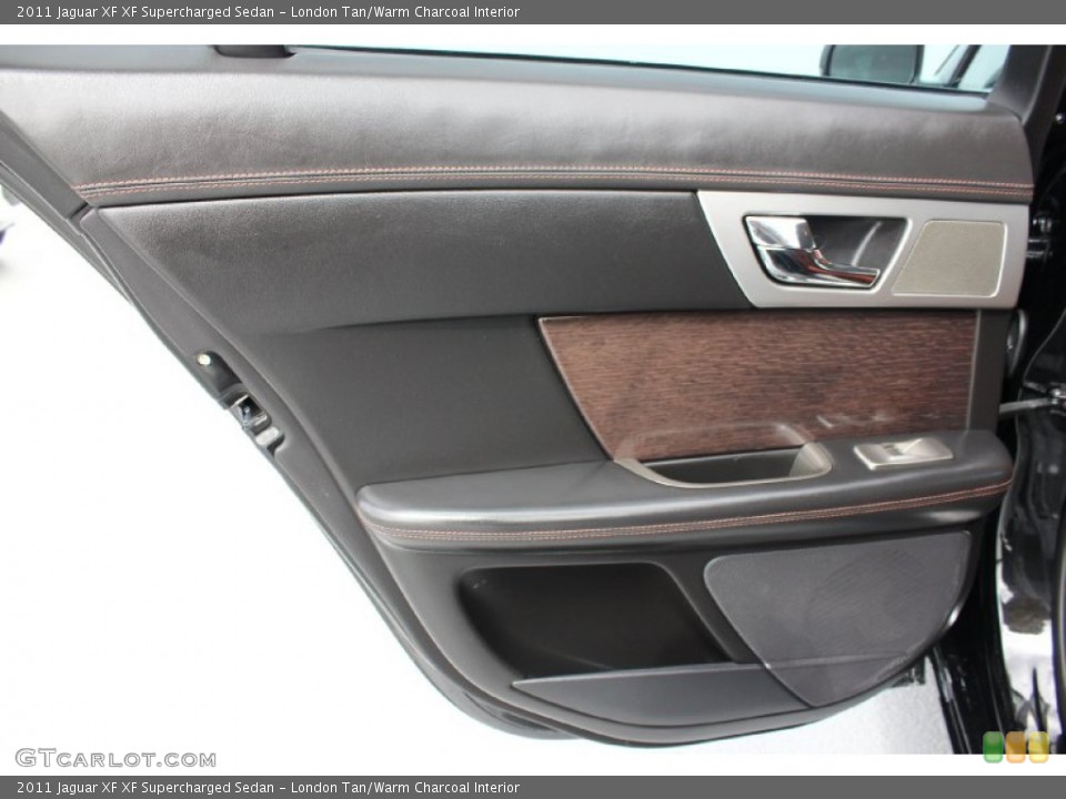 London Tan/Warm Charcoal Interior Door Panel for the 2011 Jaguar XF XF Supercharged Sedan #94727631