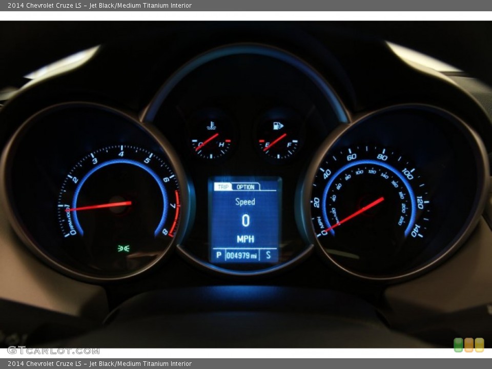 Jet Black/Medium Titanium Interior Gauges for the 2014 Chevrolet Cruze LS #94731798