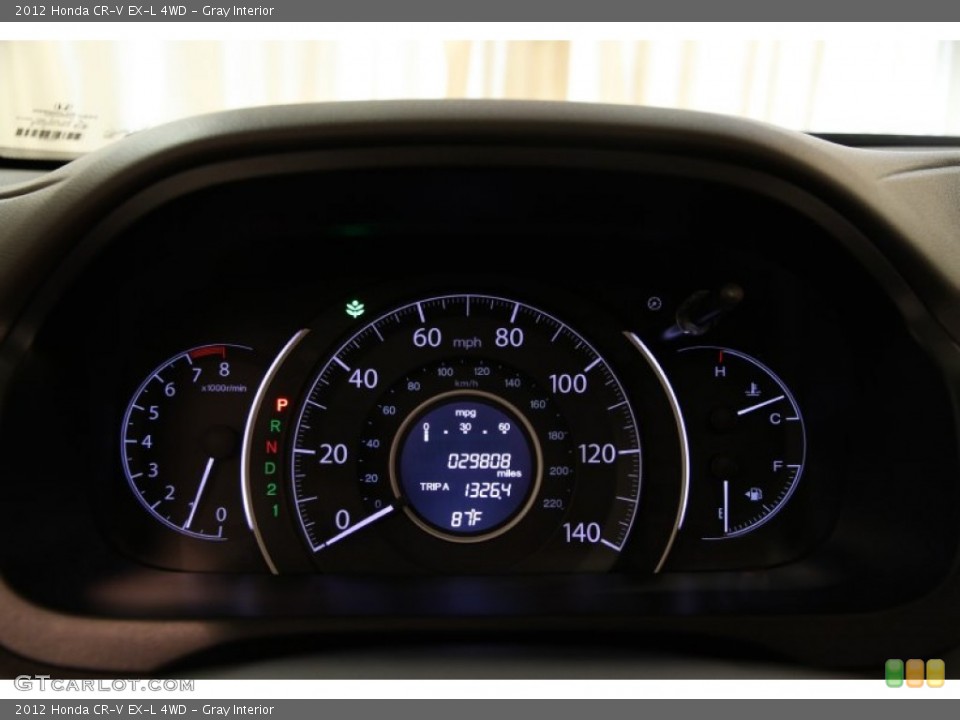 Gray Interior Gauges for the 2012 Honda CR-V EX-L 4WD #94732843