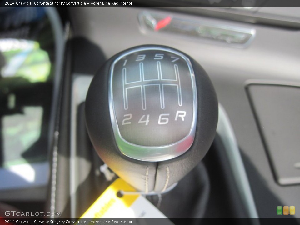 Adrenaline Red Interior Transmission for the 2014 Chevrolet Corvette Stingray Convertible #94734073