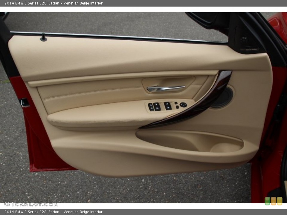 Venetian Beige Interior Door Panel for the 2014 BMW 3 Series 328i Sedan #94735423