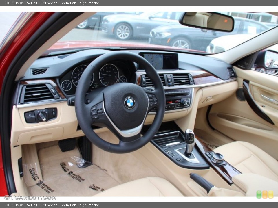 Venetian Beige Interior Photo for the 2014 BMW 3 Series 328i Sedan #94735438