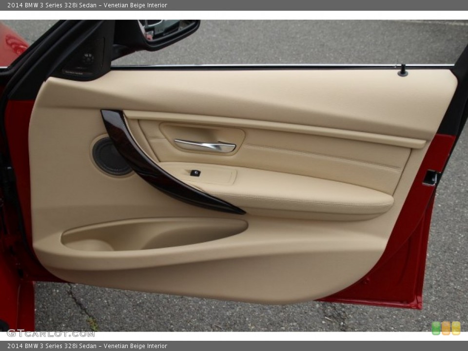 Venetian Beige Interior Door Panel for the 2014 BMW 3 Series 328i Sedan #94735753