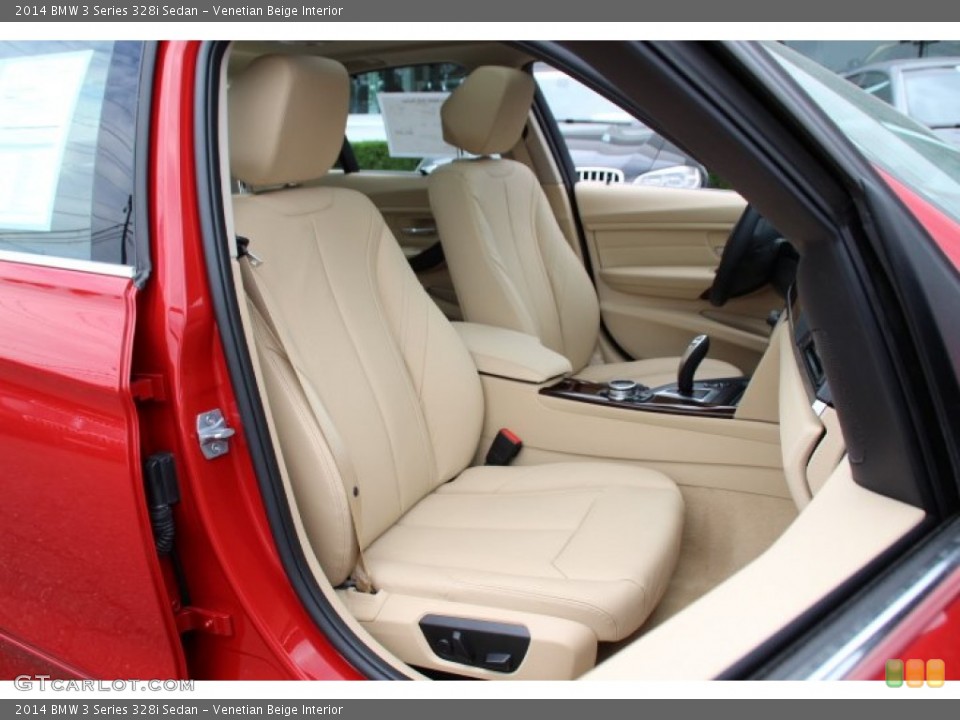 Venetian Beige Interior Front Seat for the 2014 BMW 3 Series 328i Sedan #94735814