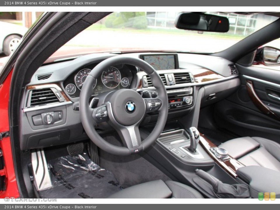 Black Interior Prime Interior for the 2014 BMW 4 Series 435i xDrive Coupe #94736167