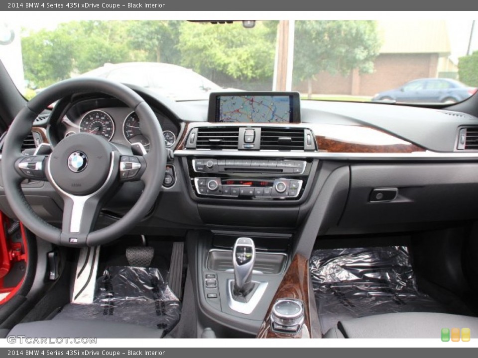 Black Interior Dashboard for the 2014 BMW 4 Series 435i xDrive Coupe #94736251
