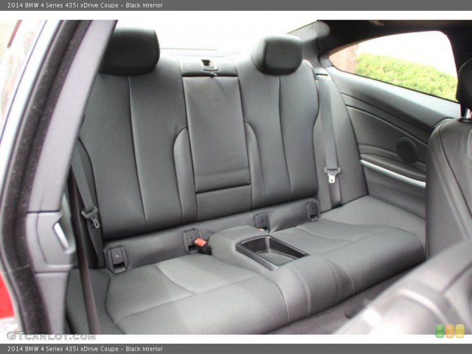 Black Interior Rear Seat for the 2014 BMW 4 Series 435i xDrive Coupe #94736485