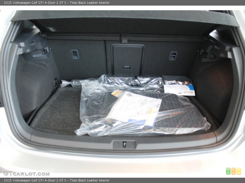 Titan Black Leather Interior Trunk for the 2015 Volkswagen Golf GTI 4-Door 2.0T S #94737917
