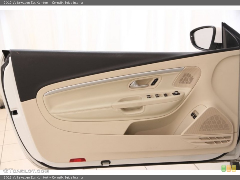 Cornsilk Beige Interior Door Panel for the 2012 Volkswagen Eos Komfort #94738486