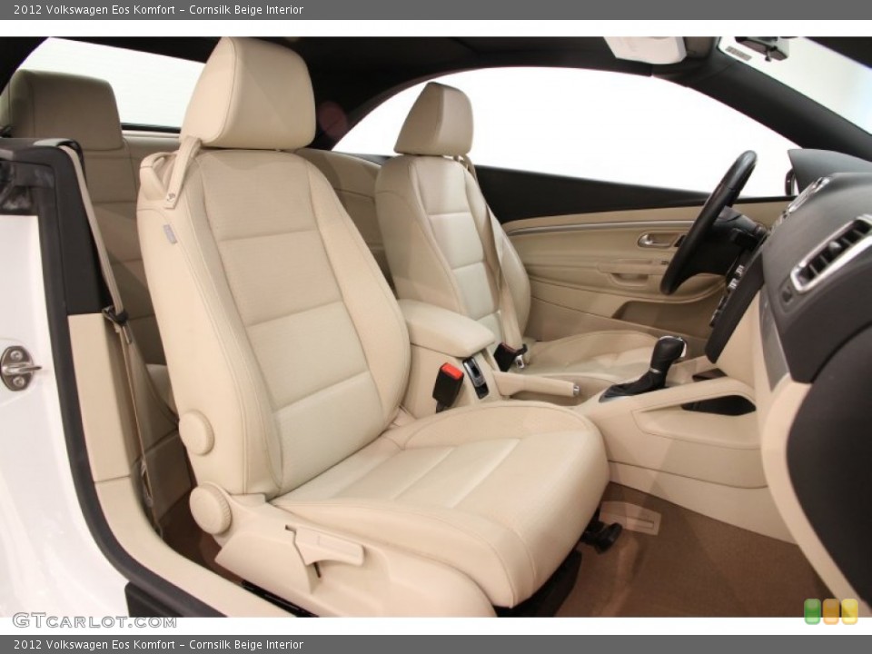 Cornsilk Beige Interior Front Seat for the 2012 Volkswagen Eos Komfort #94738765