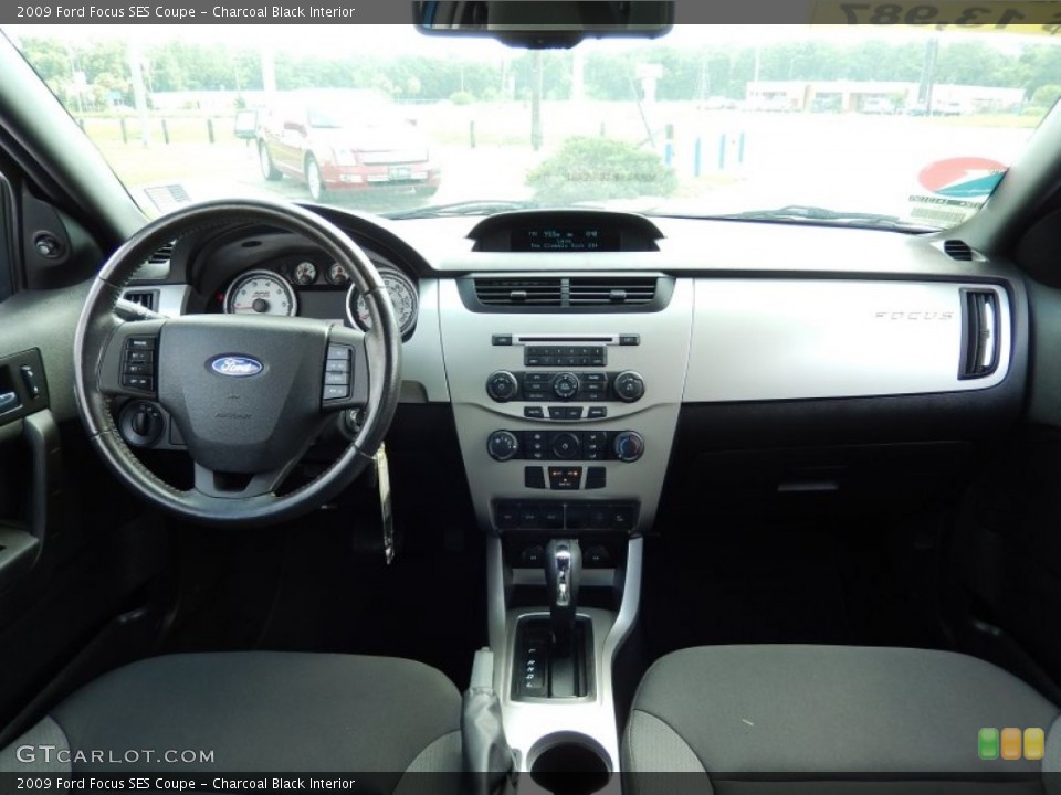 Charcoal Black Interior Dashboard for the 2009 Ford Focus SES Coupe #94739308