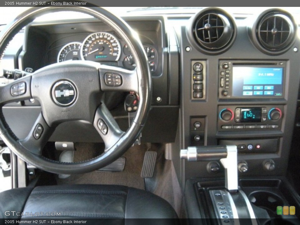 Ebony Black Interior Dashboard for the 2005 Hummer H2 SUT #94739986