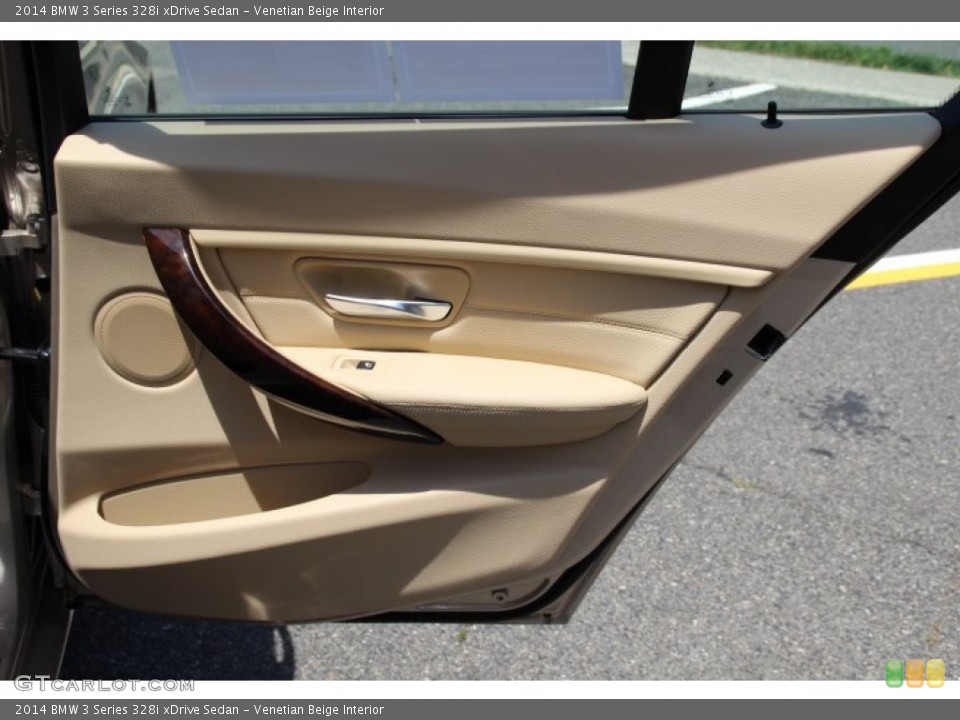 Venetian Beige Interior Door Panel for the 2014 BMW 3 Series 328i xDrive Sedan #94740733