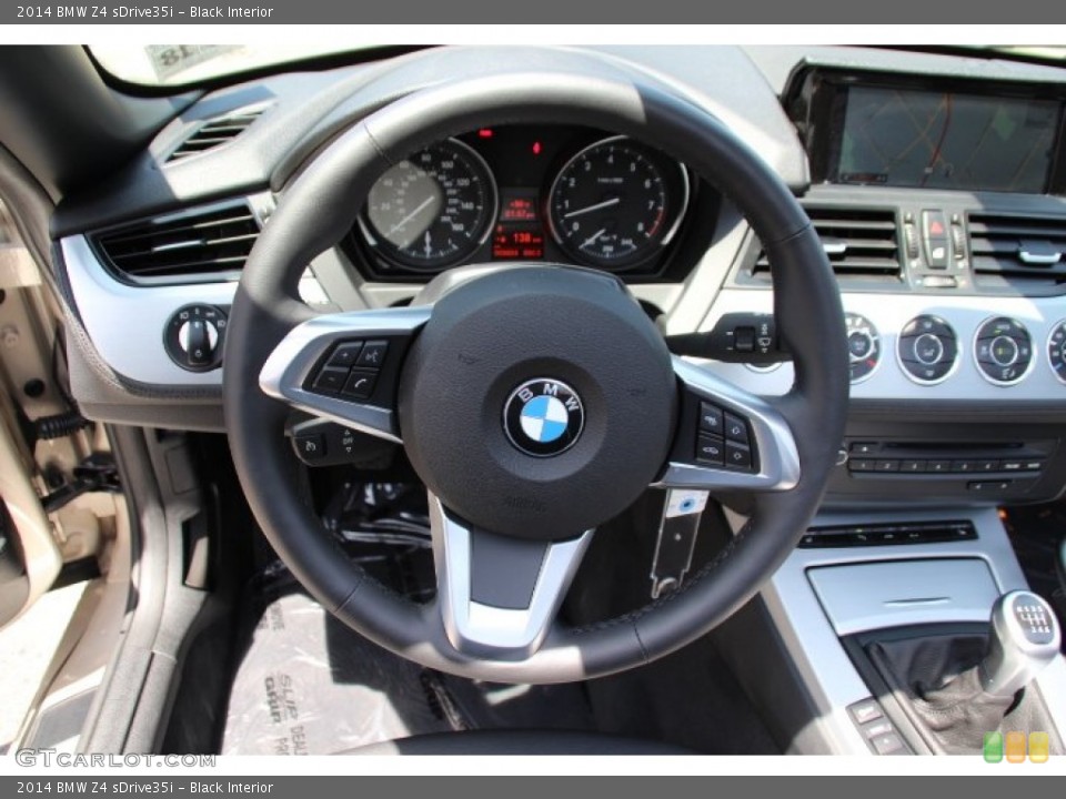 Black Interior Steering Wheel for the 2014 BMW Z4 sDrive35i #94742710