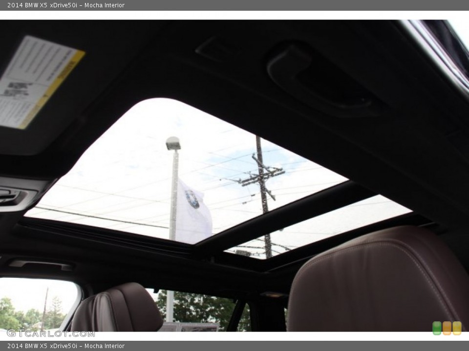 Mocha Interior Sunroof for the 2014 BMW X5 xDrive50i #94744735
