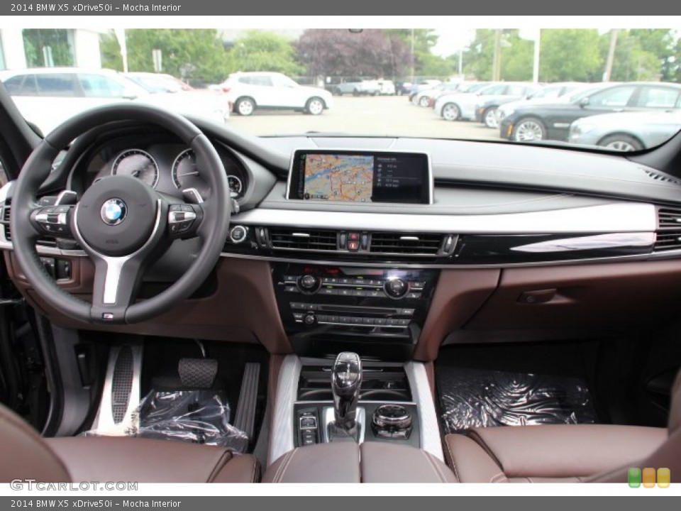 Mocha Interior Dashboard for the 2014 BMW X5 xDrive50i #94744753