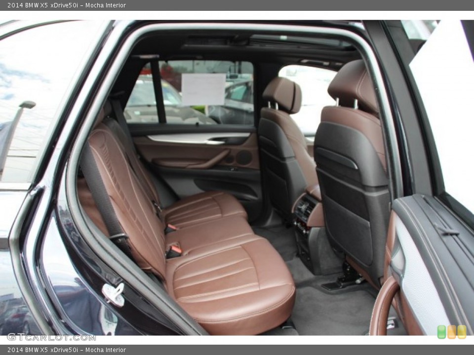 Mocha Interior Rear Seat for the 2014 BMW X5 xDrive50i #94744957