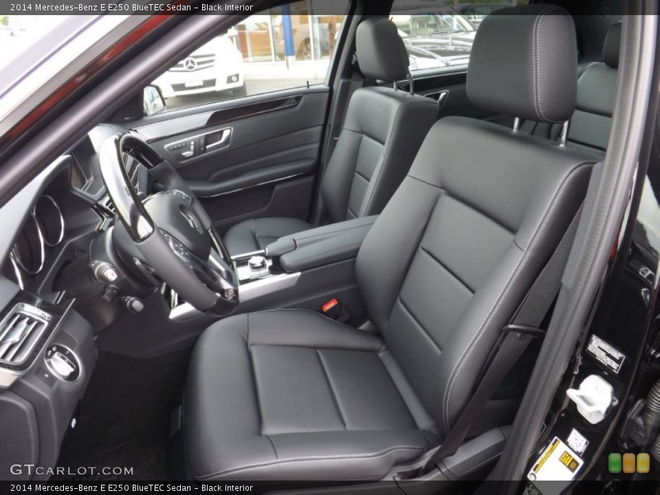 Black Interior Photo for the 2014 Mercedes-Benz E E250 BlueTEC Sedan #94745875