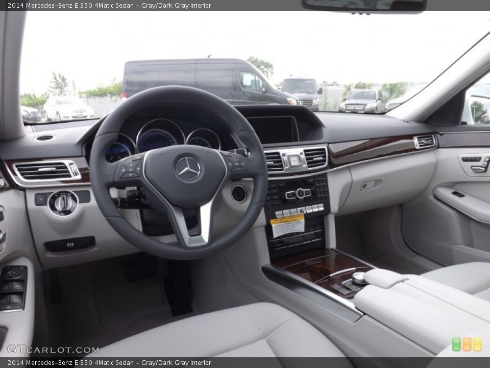 Gray/Dark Gray Interior Photo for the 2014 Mercedes-Benz E 350 4Matic Sedan #94746347