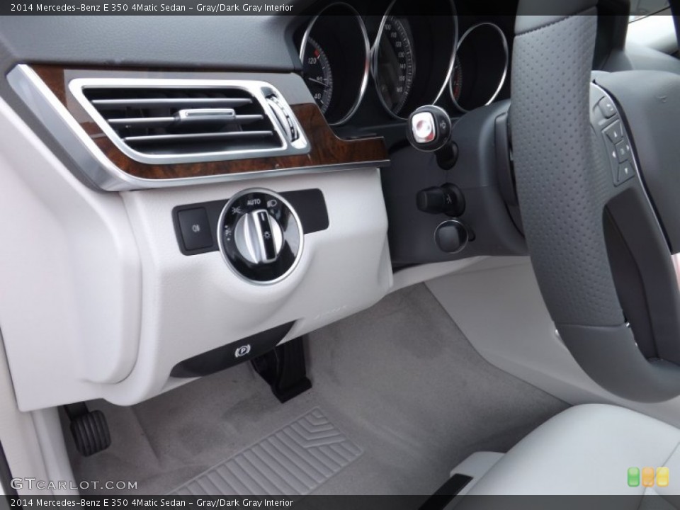 Gray/Dark Gray Interior Controls for the 2014 Mercedes-Benz E 350 4Matic Sedan #94746508