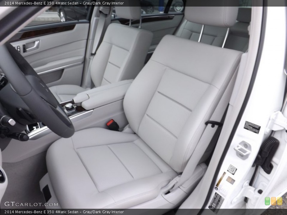 Gray/Dark Gray Interior Front Seat for the 2014 Mercedes-Benz E 350 4Matic Sedan #94746526