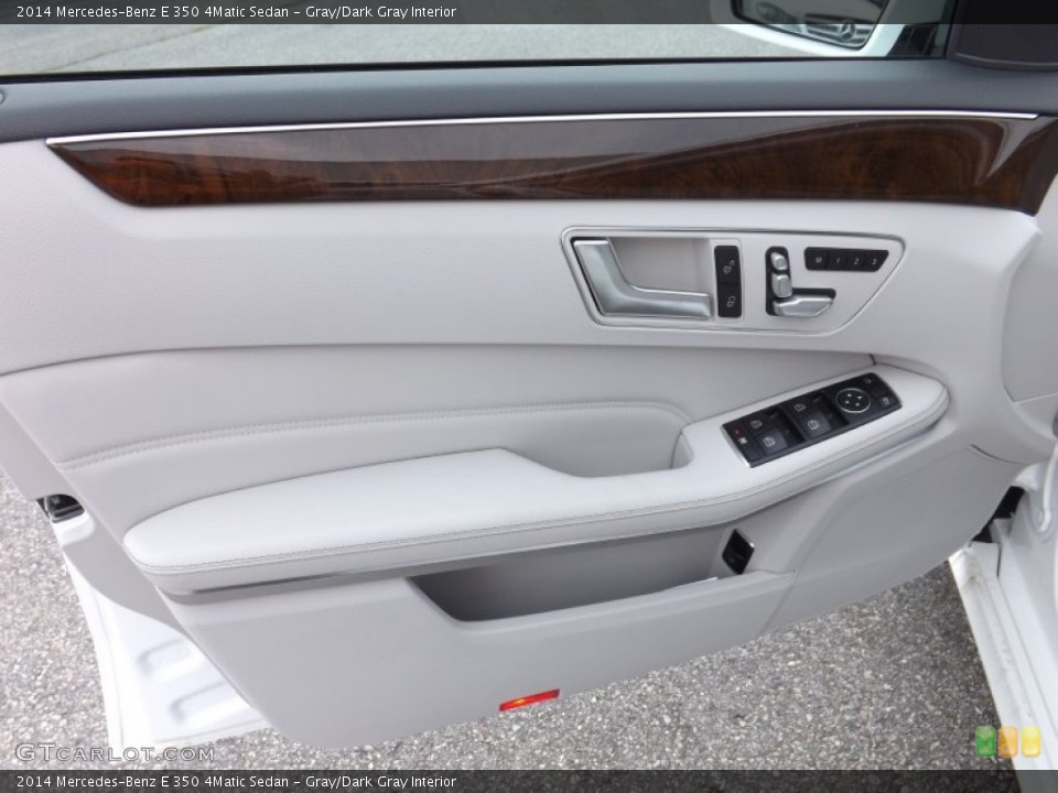 Gray/Dark Gray Interior Door Panel for the 2014 Mercedes-Benz E 350 4Matic Sedan #94746571