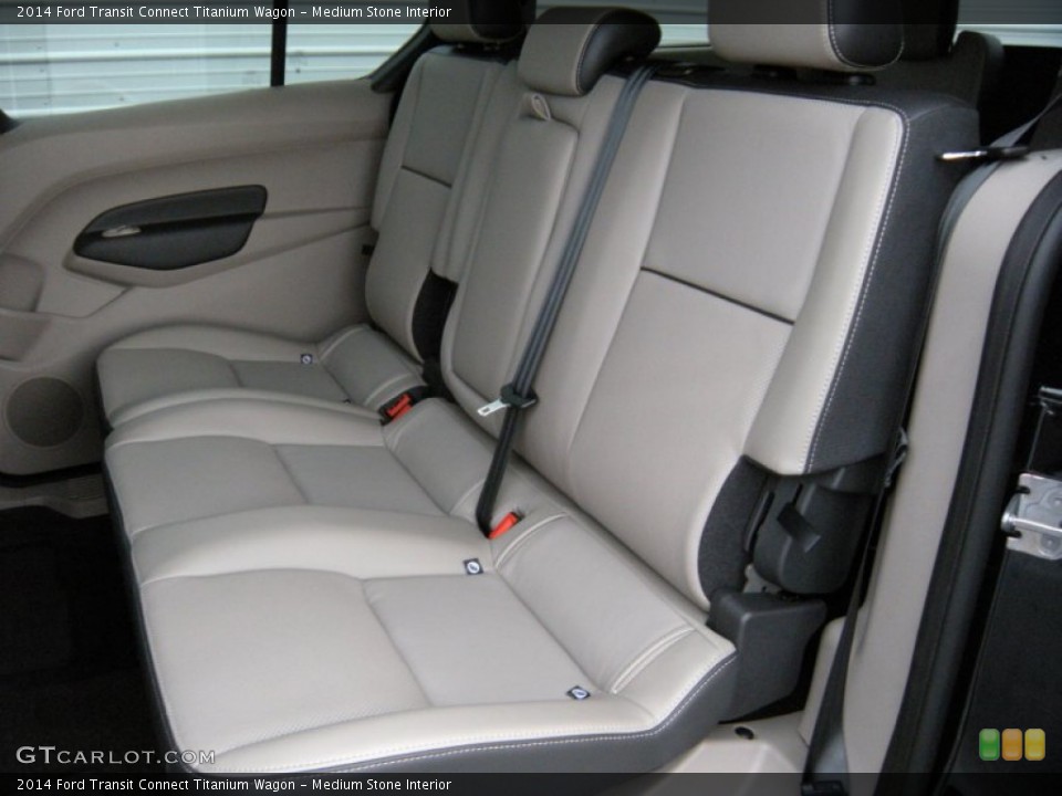 Medium Stone Interior Rear Seat for the 2014 Ford Transit Connect Titanium Wagon #94748407