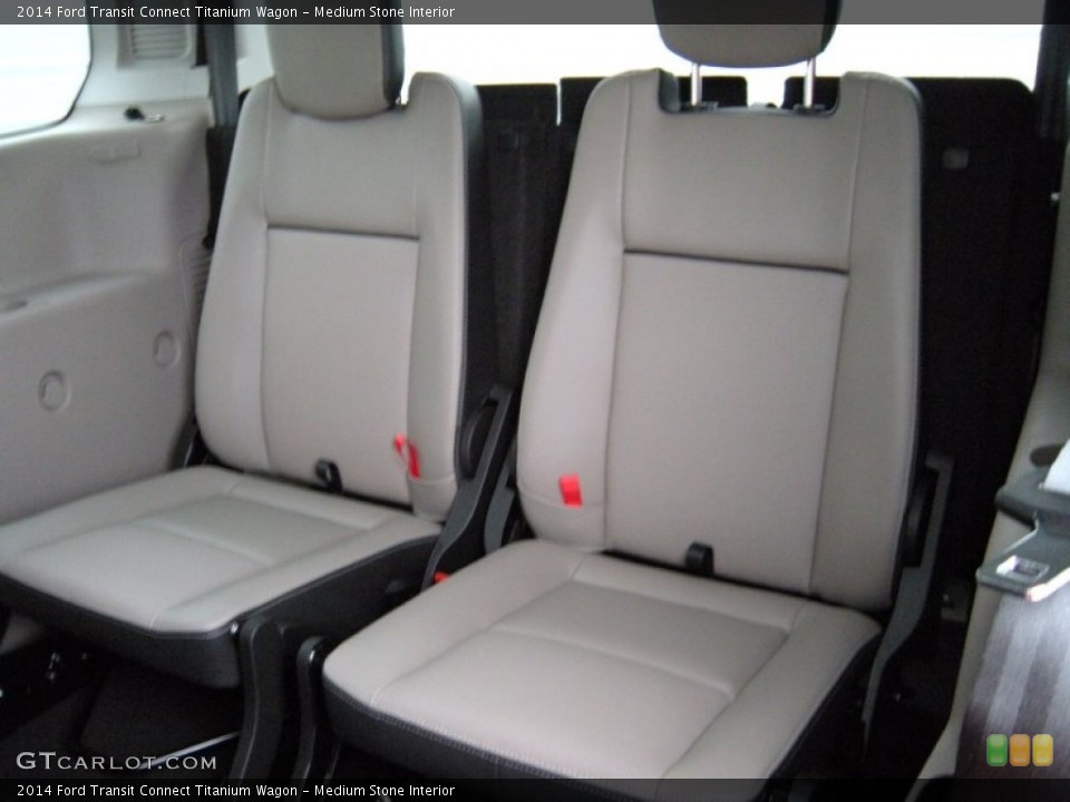 Medium Stone Interior Rear Seat for the 2014 Ford Transit Connect Titanium Wagon #94748431