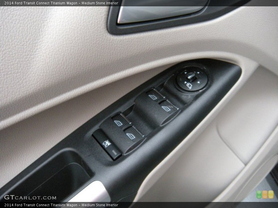 Medium Stone Interior Controls for the 2014 Ford Transit Connect Titanium Wagon #94748473